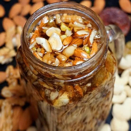 Mix Dry Fruits in Honey
